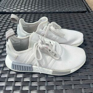 Adidas Women’s White and Gray Sneakers